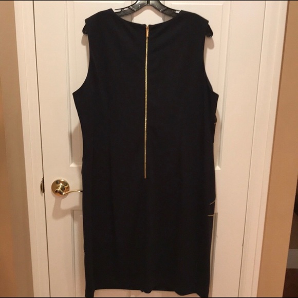 💕NWT Calvin Klein Black Embellished Shift Dress💕 - Picture 3 of 7
